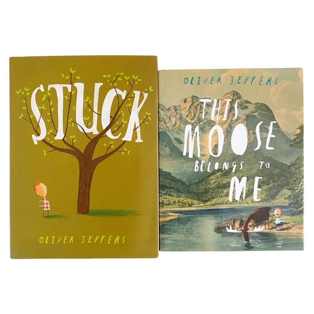 Oliver Jeffers Book Bundle: Stuck & Moose